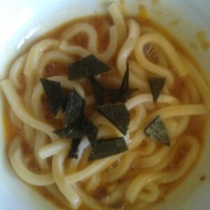 一人ランチに★釜玉うどん